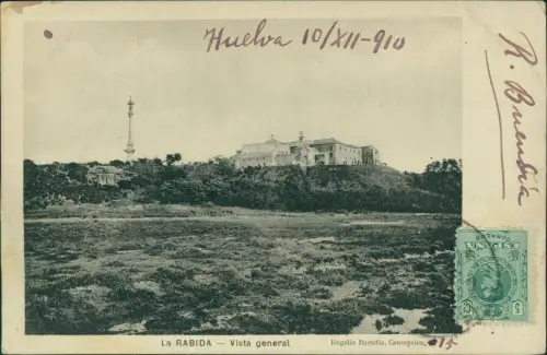 Postale Palos de la Frontera La Rábida 1910  Huelva