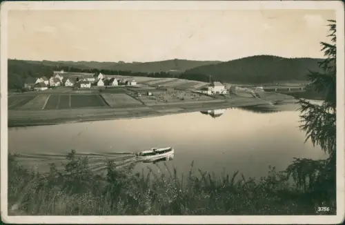 Bad Lobenstein Stausees Saaletalsperre Saaldorf neuer Ortsteil 1930