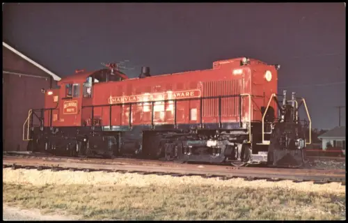 USA Maryland  Diesellokomotive Alco RS-1 der Maryland & Delaware Railroad 1979