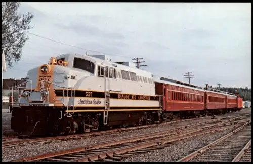 Presque Isle Diesellokomotive Bangor & Aroostook 557 'American Railfan' 1980