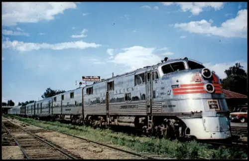 Colorado US-Zug 'Texas Zephyr' mit Lokomotive 'Silver Racer' 1965