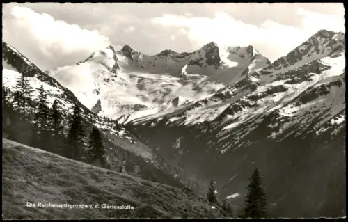Ansichtskarte Krimml Die Reichenspitzgruppe v. d. Gerlosplatte 1957