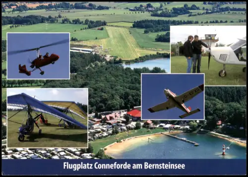 Conneforde-Wiefelstede Mehrbildkarte Flugplatz Conneforde am Bernsteinsee 2000
