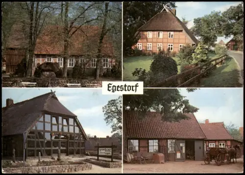 Ansichtskarte Egestorf Mehrbildkarte mit 4 Gebäude-Ansichten 1975