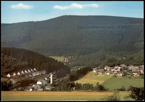 Elleringhausen-Olsberg Panorama Elleringhausen im Hochsauerland 1980