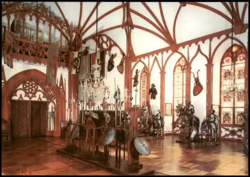 Erbach (Odenwald) Sammlung im gräflichen Schloß Rittersaal 1980