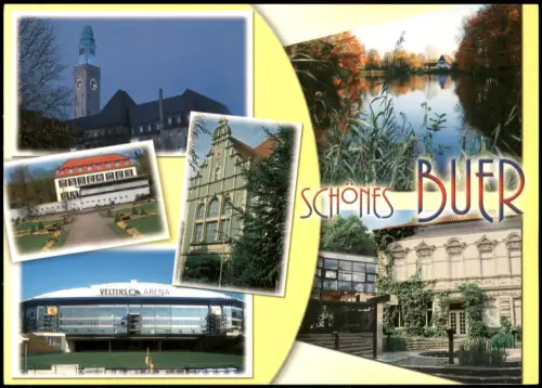 Buer-Gelsenkirchen Mehrbildkarte Ortsansichten Veltins-Arena v. Schalke 04 2000