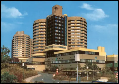 Münster (Westfalen) Neubau Zentralklinikumder  Wilhelms Universität 1985