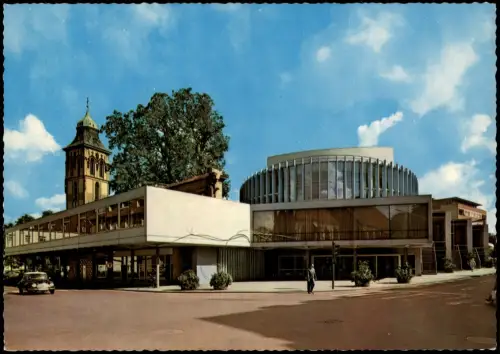 Ansichtskarte Münster (Westfalen) straßenpartie Stadttheater 1975