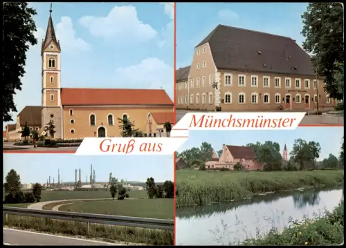 Ansichtskarte Münchsmünster Ortsansichten 4 Bild 1983
