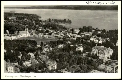 Ansichtskarte Tutzing Panorama-Ansicht Tutzing am Starnberger See 1954