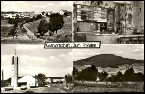 Theobaldshof-Tann (Rhön) Mehrbildkarte mit Gastwirtschaft Zum Frohsinn 1974