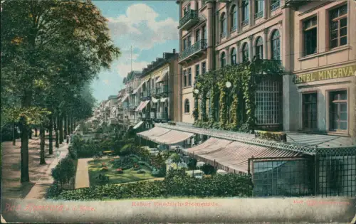 Bad Homburg vor der Höhe Kaiser Friedrich-Promenade, Hotel Minerva 1912