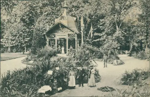 Ansichtskarte Bad Soden am Taunus Am Wilhelmbrunnen 1909