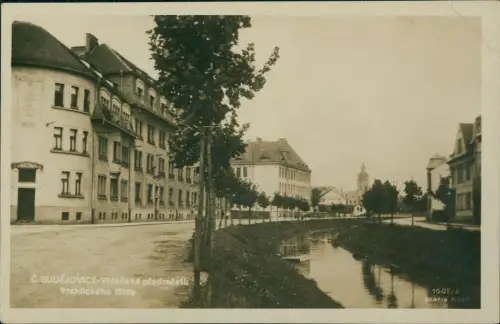 Budweis České Budějovice Videňské předměst Vrchlického třída 1930