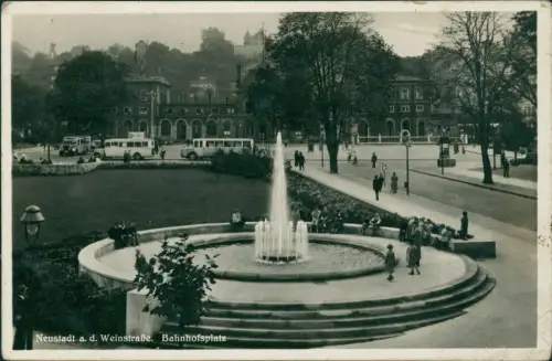 Neustadt an der Weinstraße Neustadt an der Haardt Bahnhofsplatz Bahnhof Bus 1934
