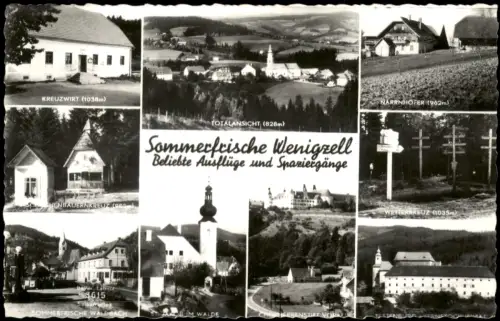 Wenigzell (Steiermark) Sommerfrische Beliebte Ausflüge und Spaziergänge 1959