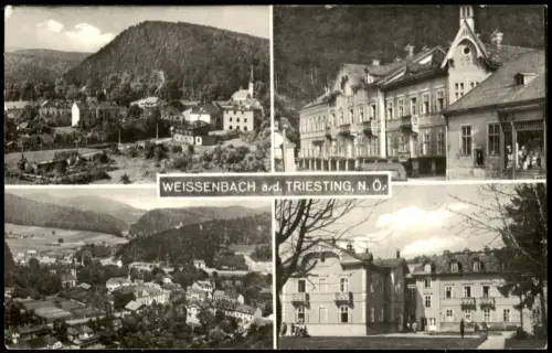 Weissenbach an der Triesting Mehrbildkarte mit Ortsansichten 1954