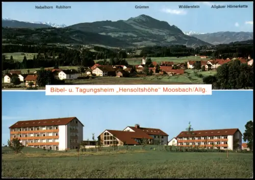 Ansichtskarte .Bayern Bibel- u. Tagungsheim Hensoltshöhe Moosbach/Allg. 1988