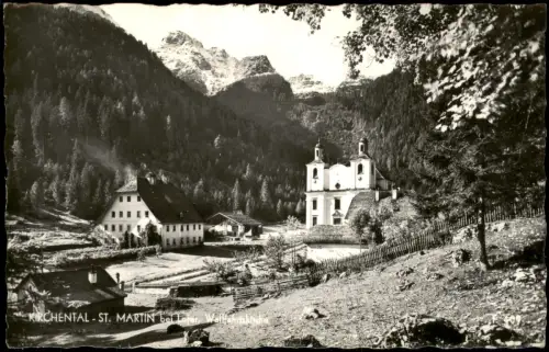 Lofer Wallfahrtskirche Maria Kirchental, St. Martin bei Lofer 1950
