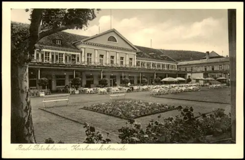 Ansichtskarte Bad Dürkheim Kurhaus Kurhauskolonade 1951