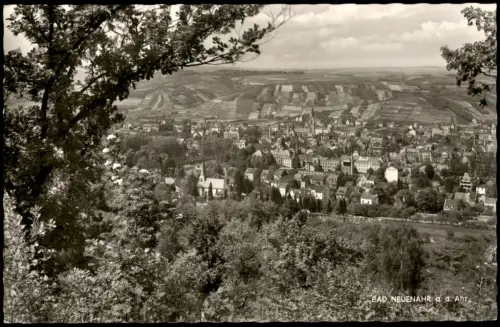 Ansichtskarte Bad Neuenahr-Bad Neuenahr-Ahrweiler Panorama-Ansicht 1958