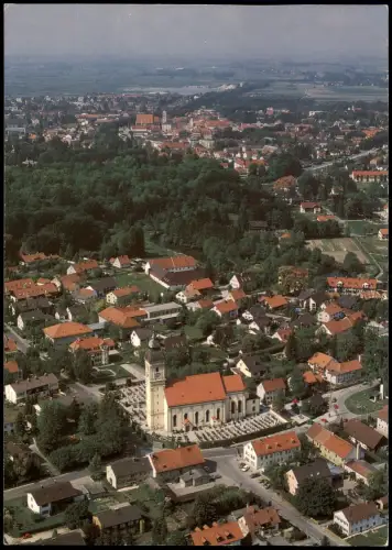 Ansichtskarte Altenerding-Erding Luftbild Fliegeraufnahme 1981