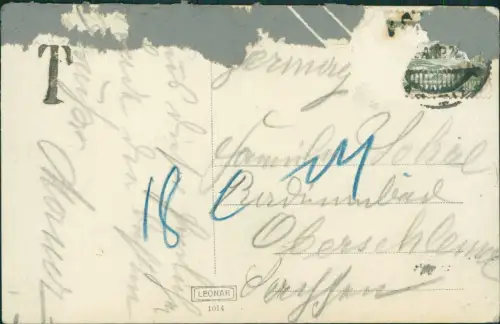 Postcard Patras Patra Πάτρα Straßenblick 1918