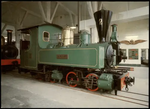 Ansichtskarte  Dampflokomotive Sveriges Järnvägsmuseum A. Mallet 1981
