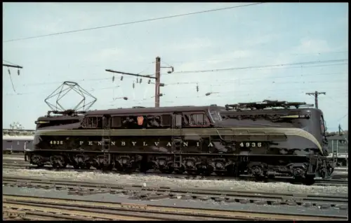 Ansichtskarte  Eisenbahn Zug Lokomotive PENNSYLVA 4935 USA 1979