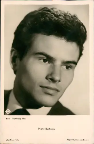 Ansichtskarte  Porträt des Schauspielers Horst Buchholz 1958