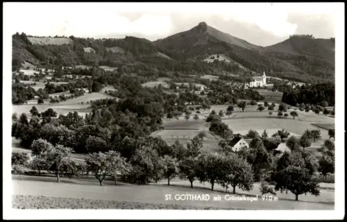 Ansichtskarte St. Gotthard-Texingtal Panorama mit Grüntalkogel 1962
