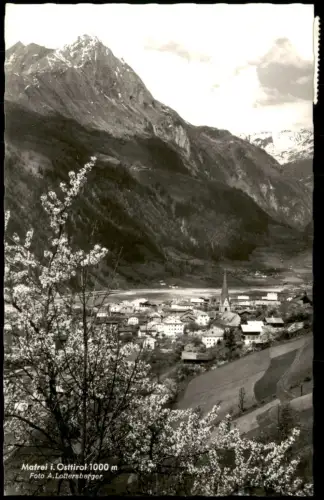 Ansichtskarte Matrei in Osttirol Ortsansicht mit Bergen 1965