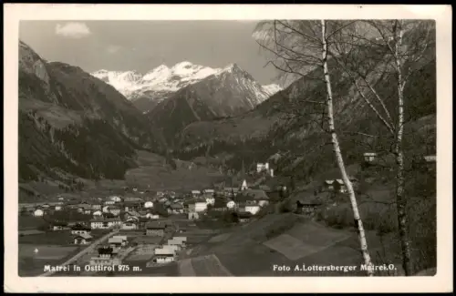 Ansichtskarte Matrei in Osttirol Panorama-Ansicht mit Bergen 1953