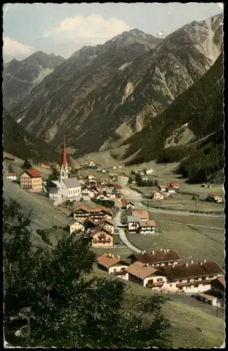 Sölden (Ötztal) Ortsansicht Sölden im Ötztal mit Pfarrkirche 1955