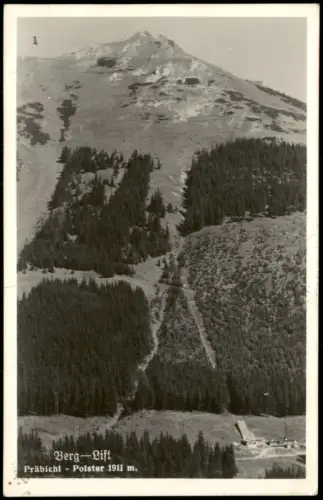 Ansichtskarte Vordernberg Berglift am Polster 1955