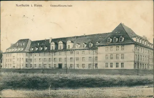 Ansichtskarte Northeim Unteroffizierschule 1917
