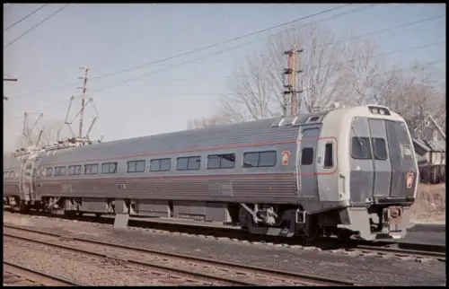 Eisenbahn Zug Lokomotive PENNSYLVANIA 817New Budd built Metroliner car 1978