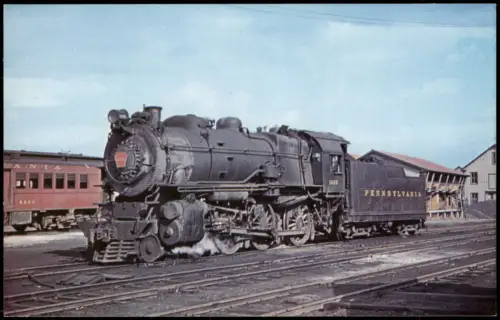 Ansichtskarte  Dampflokomotive PENNSYLVANIA 1816 Eisenbahn USA 1978