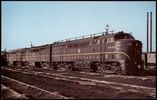 Ansichtskarte  Eisenbahn Zug Lokomotive PENNSYLVANIA 9496 USA 1978