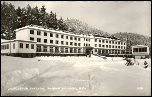 Ramsau Niederösterreich Urlaubsheim Annental, Ramsau bei Hainfeld 1968