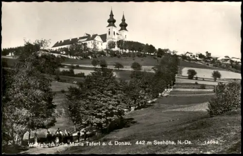 Ansichtskarte Maria Taferl Wallfahrtskirche 1950