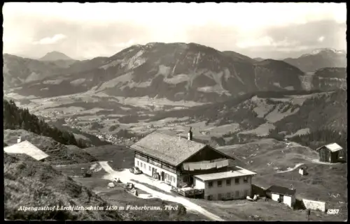 Ansichtskarte Fieberbrunn Alpengasthof Lärchfilzhochalm 1960