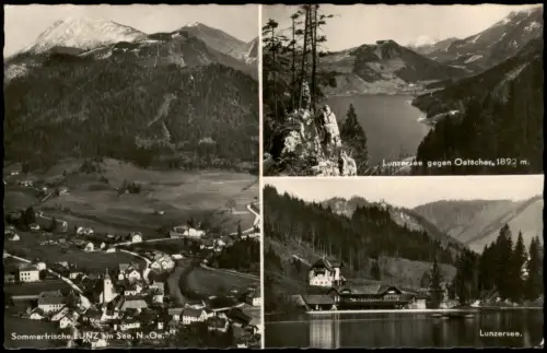 Lunz am See Mehrbildkarte Lunz am See, Lunzer See und Ötscher 1938