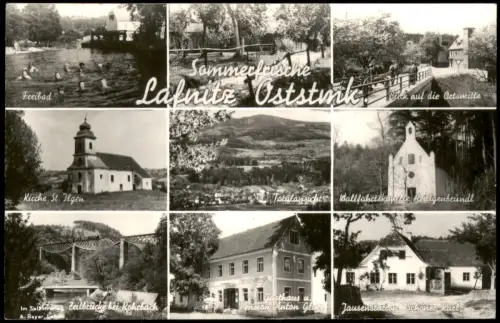 Ansichtskarte Lafnitz Mehrbildkarte Lafnitz (Oststeiermark) 1959