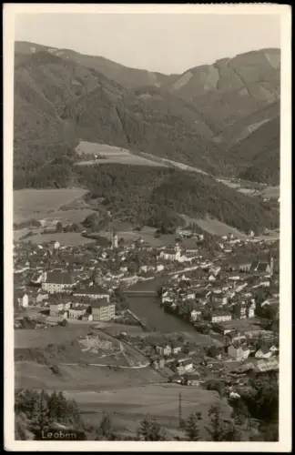 Ansichtskarte Leoben Gesamtansicht von Leoben 1950