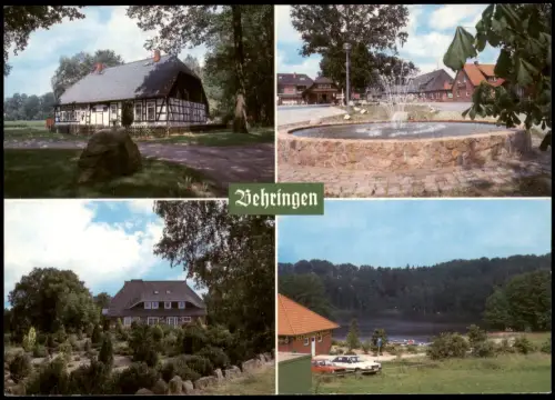 Behringen-Bispingen Mehrbildkarte u.a. Rieckmann`s  Niedersachsen Hof 1975