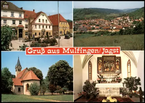 Mulfingen Gruß aus Mulfingen Jagst Mehrbild-AK 4 Ortsansichten 1975