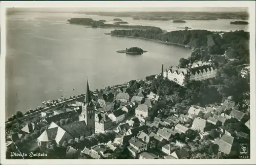 Ansichtskarte Plön Luftbild aus großer Höhe 1932