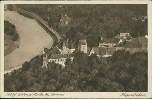 Ansichtskarte Döben-Grimma Luftaufnahme Luftbild 1928